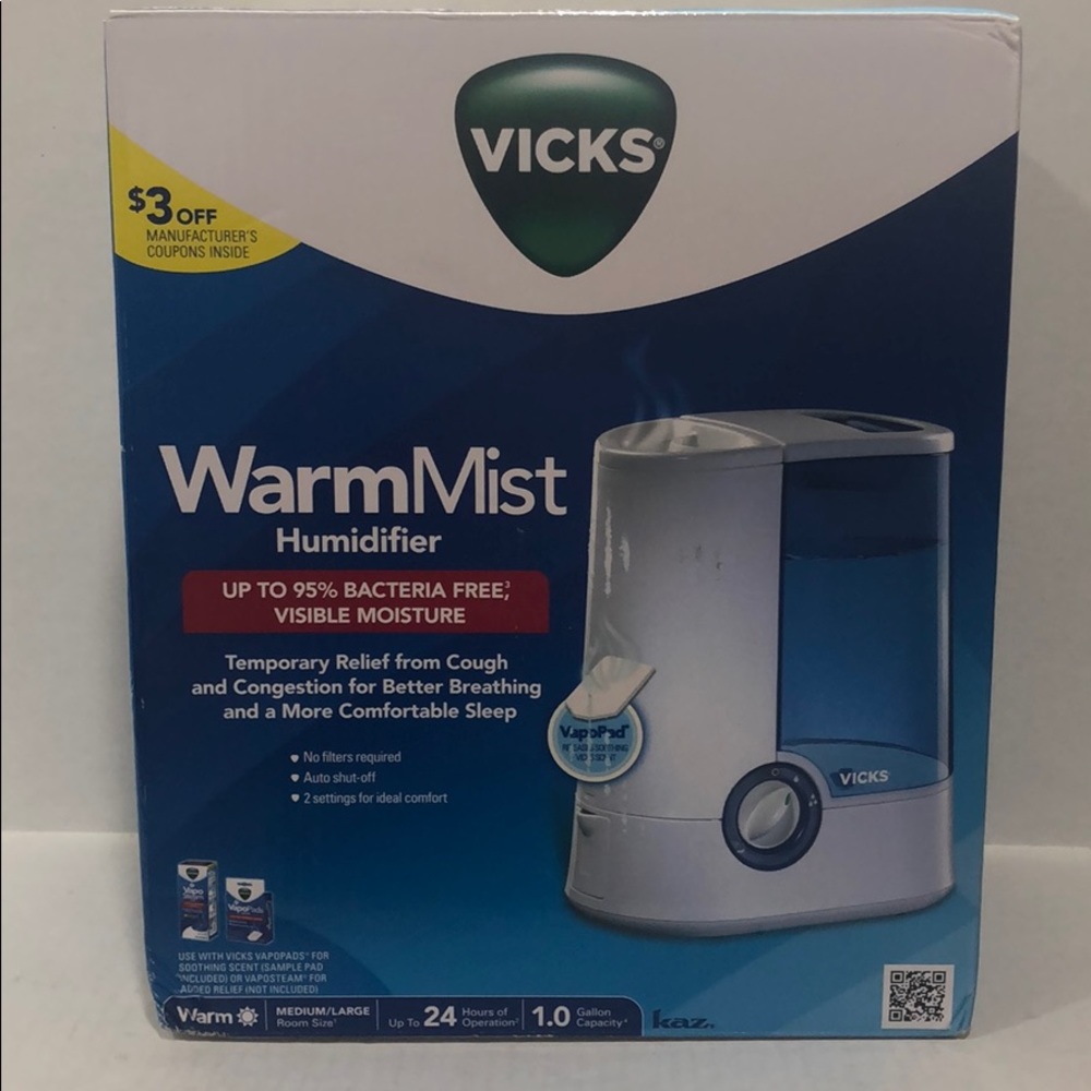 Vicks warm mist humidifier